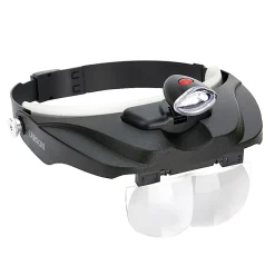 CARSON MagniVisor Deluxe LED Head Visor Magnifier