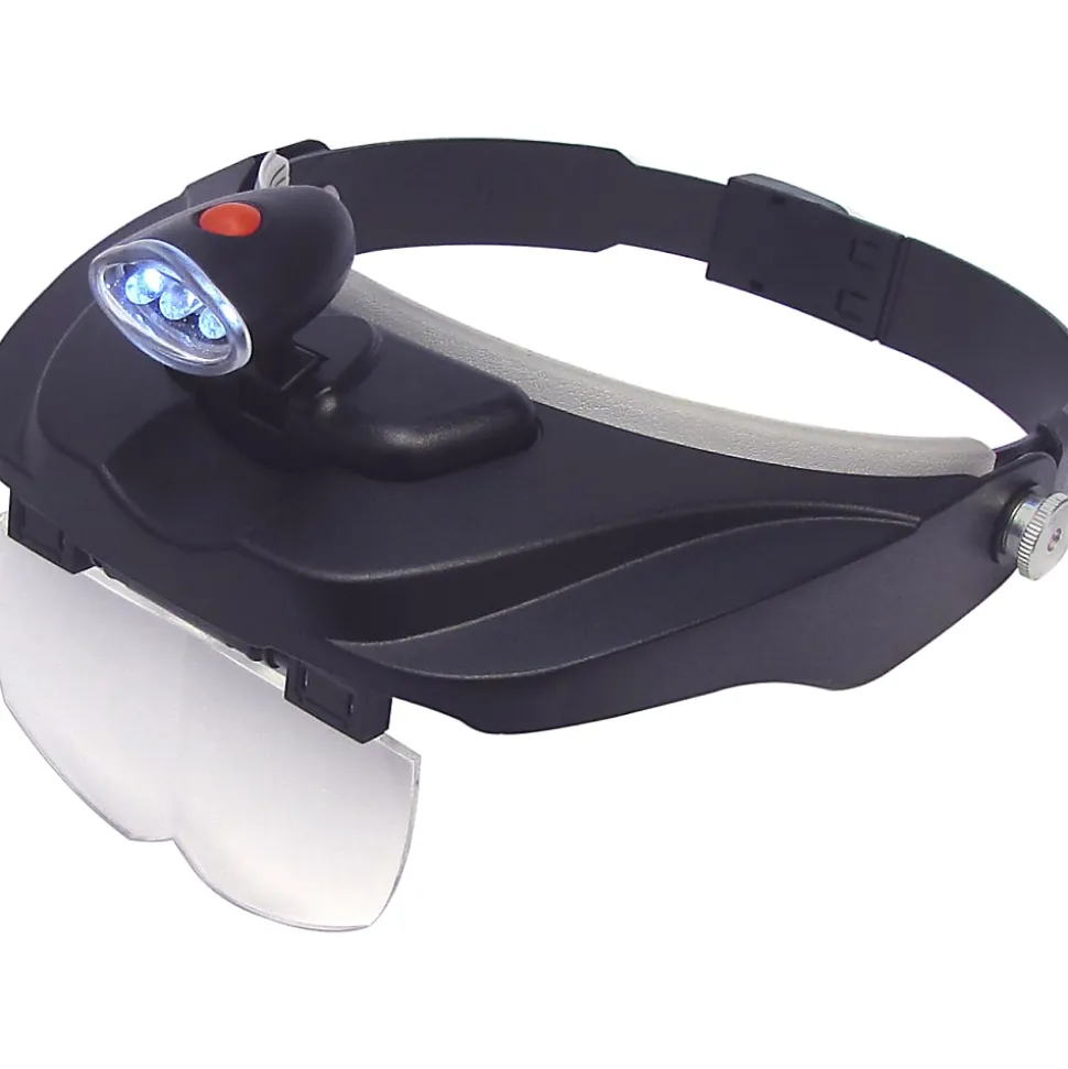 CARSON MagniVisor Deluxe LED Head Visor Magnifier