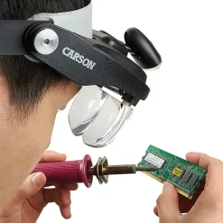 CARSON MagniVisor Deluxe LED Head Visor Magnifier