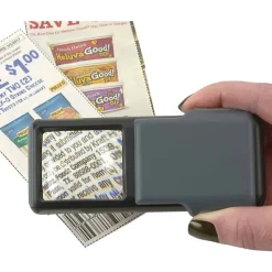 CARSON MiniBrite Pocket LED Magnifier, 5x