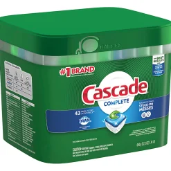 Cascade® Complete ActionPacs™ Dishwasher Detergent Pods, Fresh Scent, Box Of 43