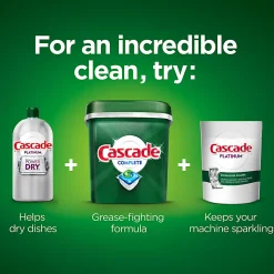 Cascade® Complete ActionPacs™ Dishwasher Detergent Pods, Fresh Scent, Box Of 43