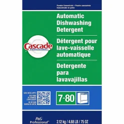 Cascade Professional Automatic Dishwasher Detergent Powder - For Dish - 75 oz (4.69 lb) - Fresh Scent - White - 1 Each