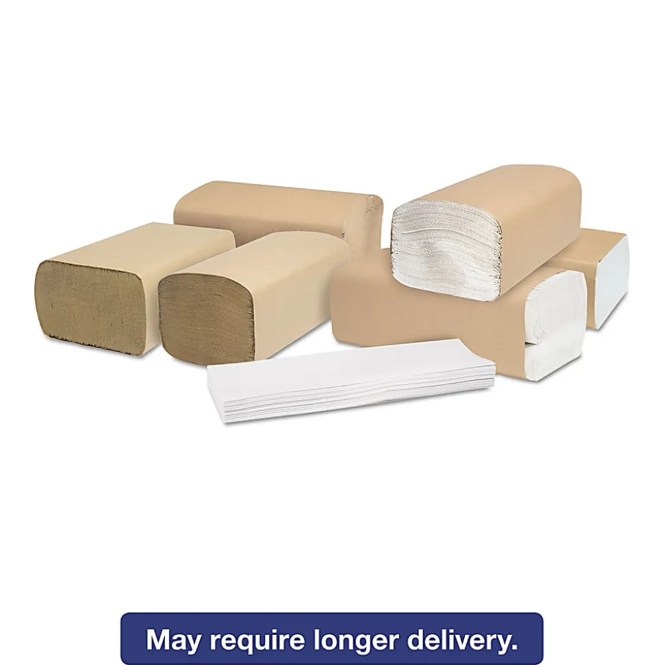 Cascades PRO Select® Folded Paper Towels, Multifold, 1-Ply, 9.13 x 9.5, White, 250/Pack, 16 Packs/Carton