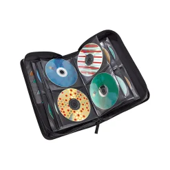 Case Logic® CD Wallet, 100 Capacity, black