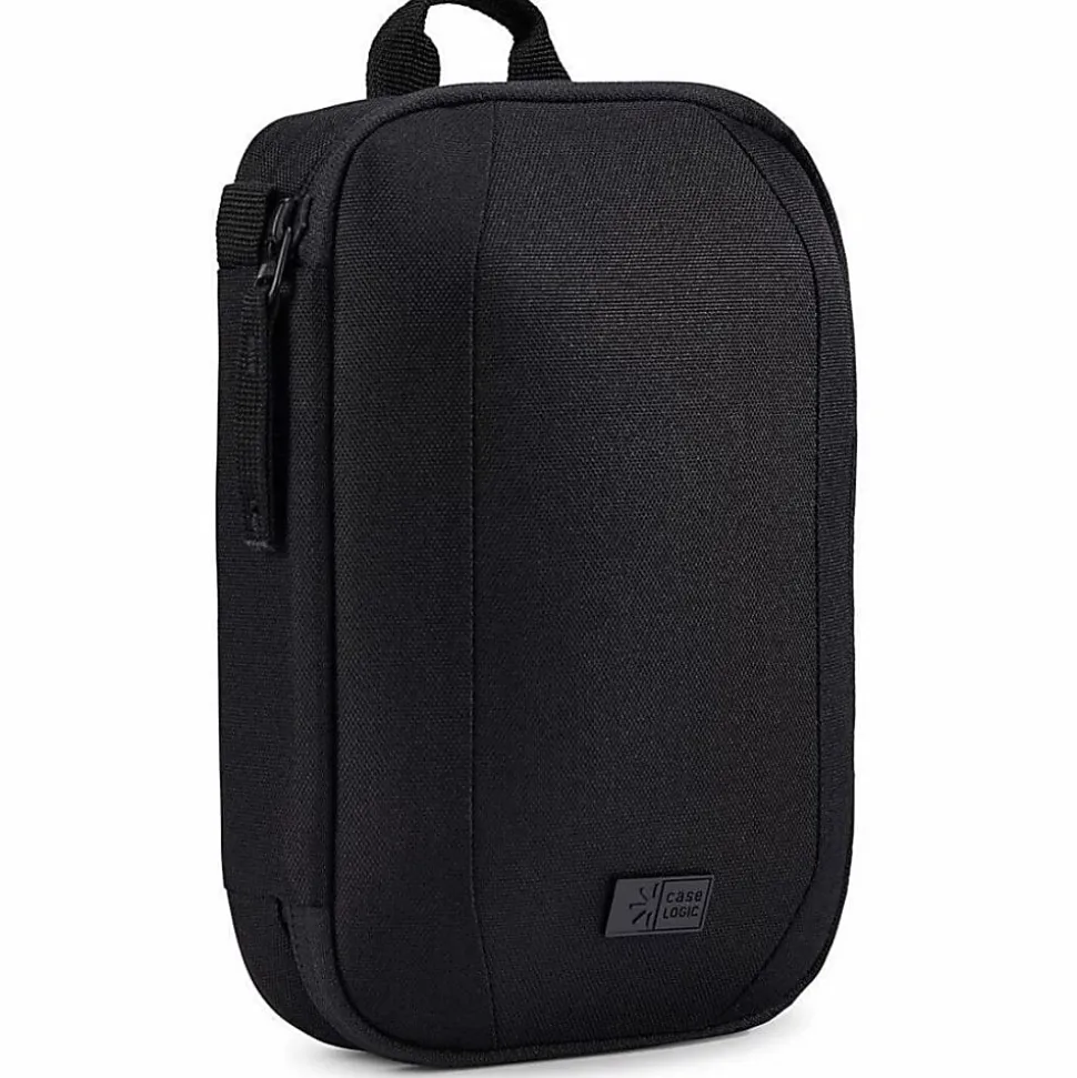 Case Logic Polyester Invigo Medium Electronic Case, 9-3/4”H x 5-15/16”W x 2-13/16”D, 73% Recycled, Black