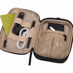 Case Logic Polyester Invigo Medium Electronic Case, 9-3/4”H x 5-15/16”W x 2-13/16”D, 73% Recycled, Black