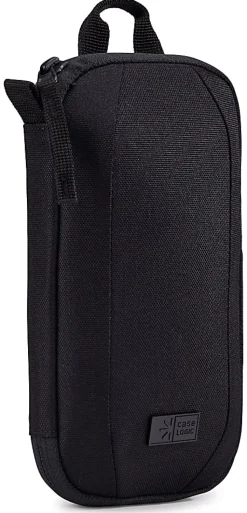 Case Logic Polyester Invigo Small Electronic Case, 9-1/8"H x 4-1/2"W x 2-1/4"D, 66% Recycled, Black