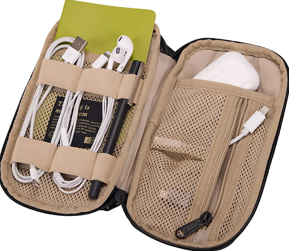 Case Logic Polyester Invigo Small Electronic Case, 9-1/8"H x 4-1/2"W x 2-1/4"D, 66% Recycled, Black