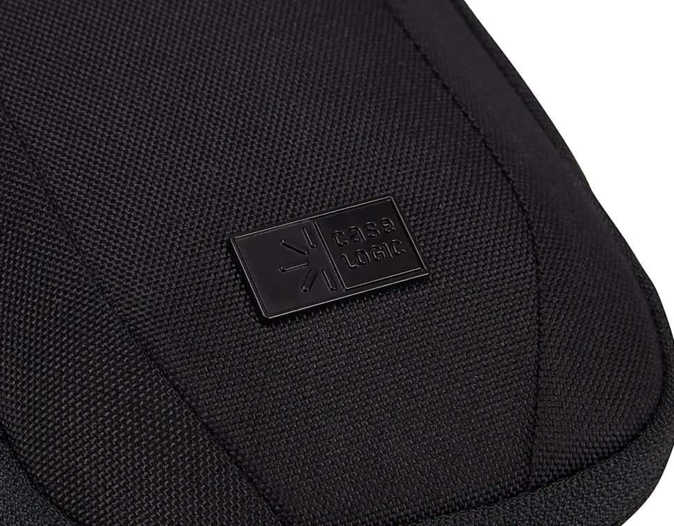 Case Logic Polyester Invigo Small Electronic Case, 9-1/8"H x 4-1/2"W x 2-1/4"D, 66% Recycled, Black