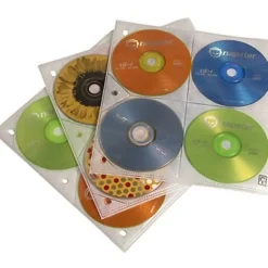 Case Logic® Prosleeves For CD Binders, 200-Disc Capacity, White