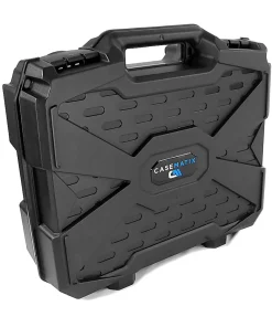 CaseMatix Hard Shell Case, 6”H x 13”W x 16”D, Black