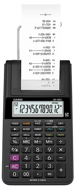Casio® HR-10RC Portable Printing Calculator