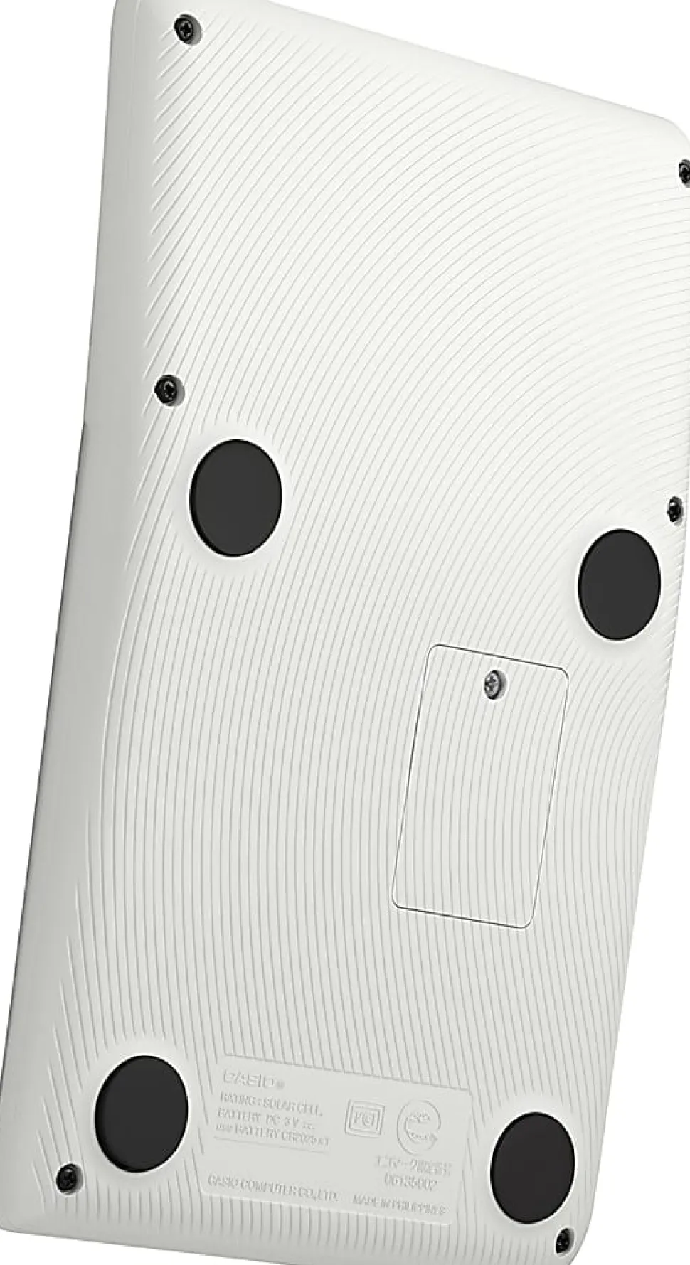 Casio® JE-12E Compact Ergonomic Calculator, White