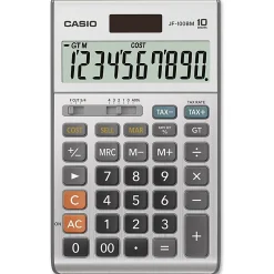 Casio® JF100BM Solar/Battery-Powered Calculator