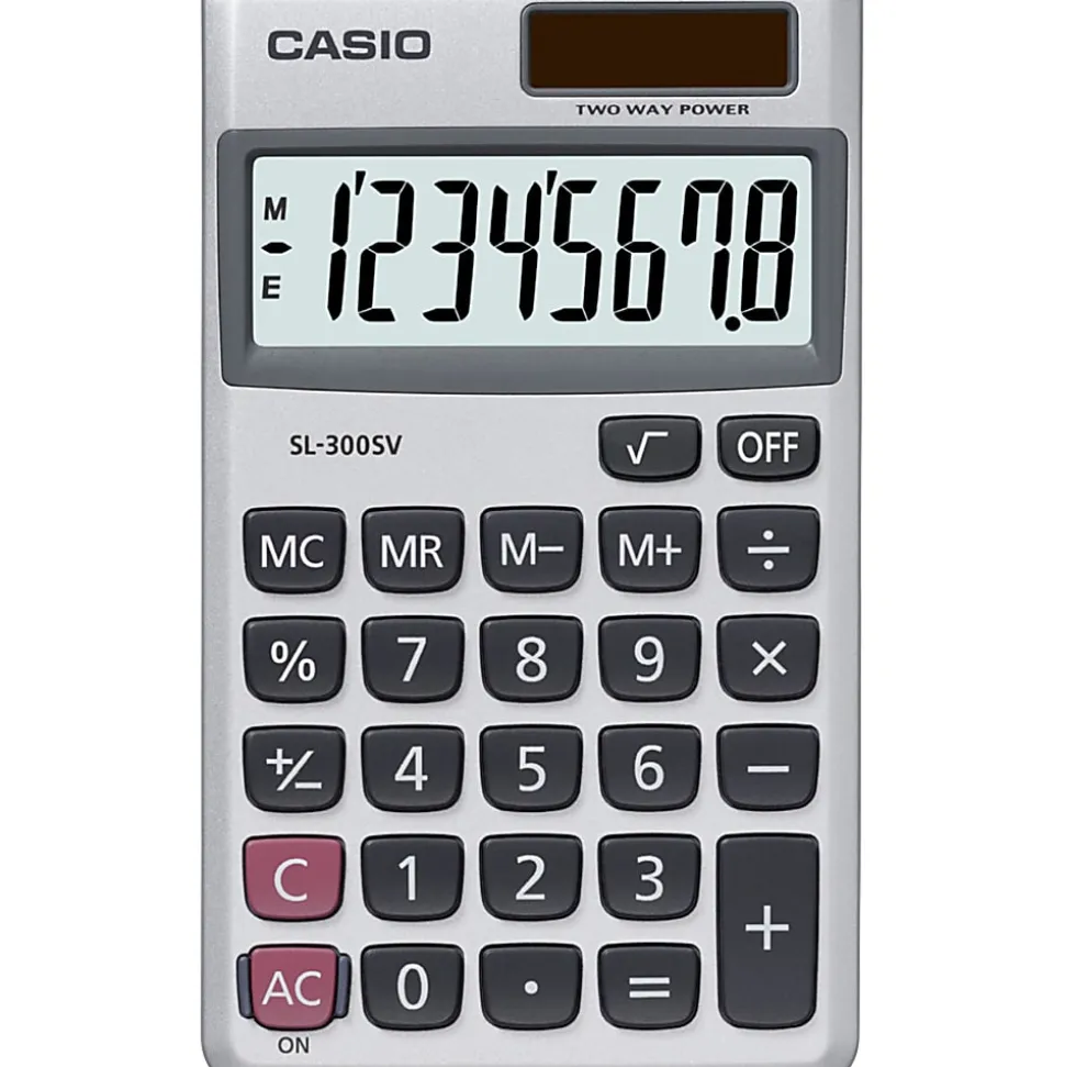 Casio® SL-300SV Handheld Display Calculator