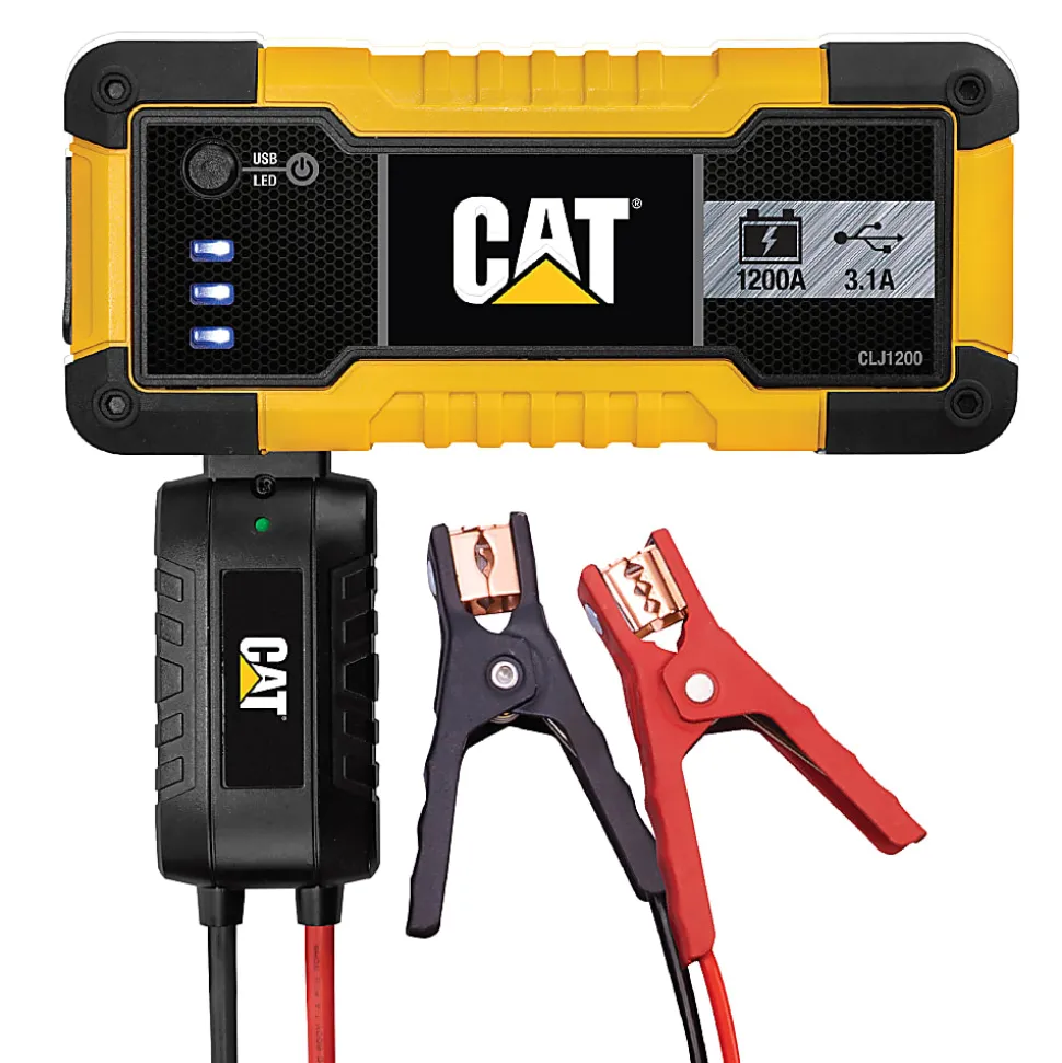CAT 1,200-Peak Amp Li-Ion Jump Starter, Black/Yellow, CLJ1200