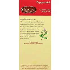 Celestial Seasonings Caffeine Free Peppermint Herbal Tea Bags, 1.5 Oz, Total Qty 25
