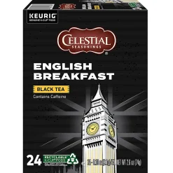 Celestial Seasonings® English Breakfast Tea Single-Serve K-Cup®, Carton Of 96