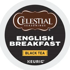 Celestial Seasonings® English Breakfast Tea Single-Serve K-Cup®, Carton Of 96