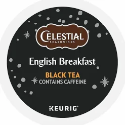 Celestial Seasonings® English Breakfast Tea Single-Serve K-Cup®, Carton Of 96