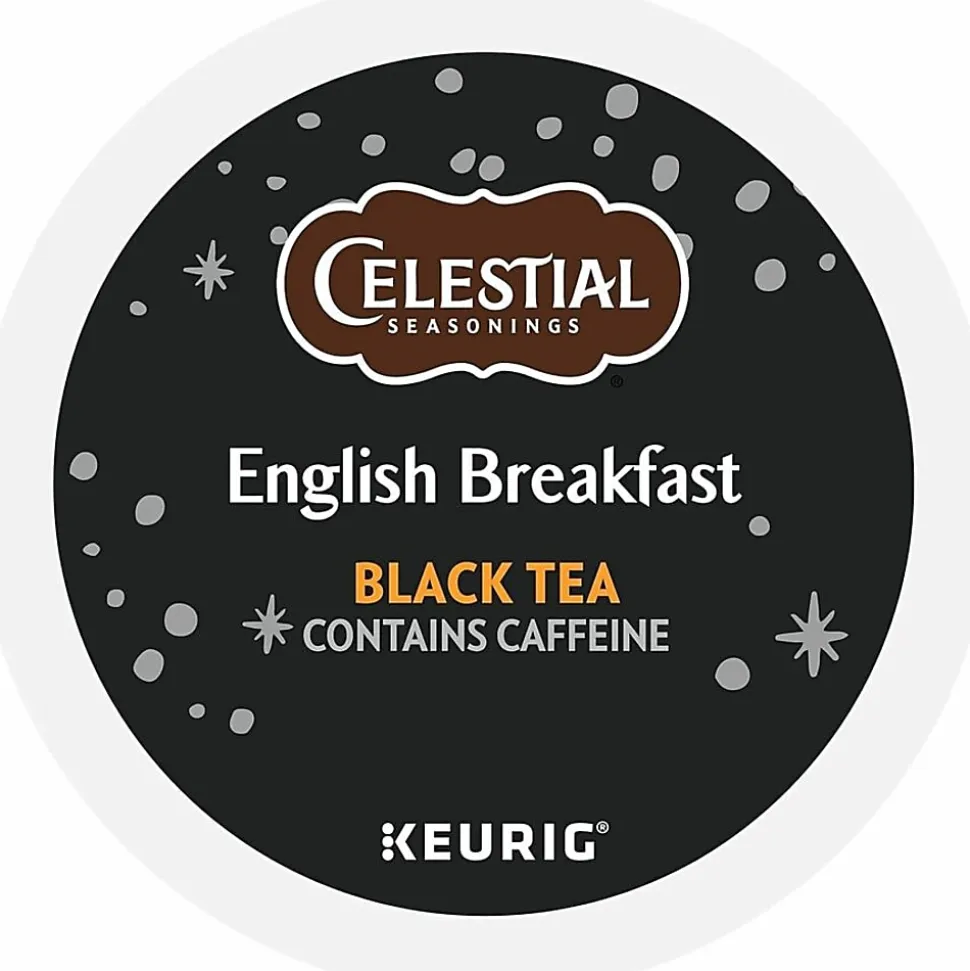 Celestial Seasonings® English Breakfast Tea Single-Serve K-Cup®, Carton Of 96