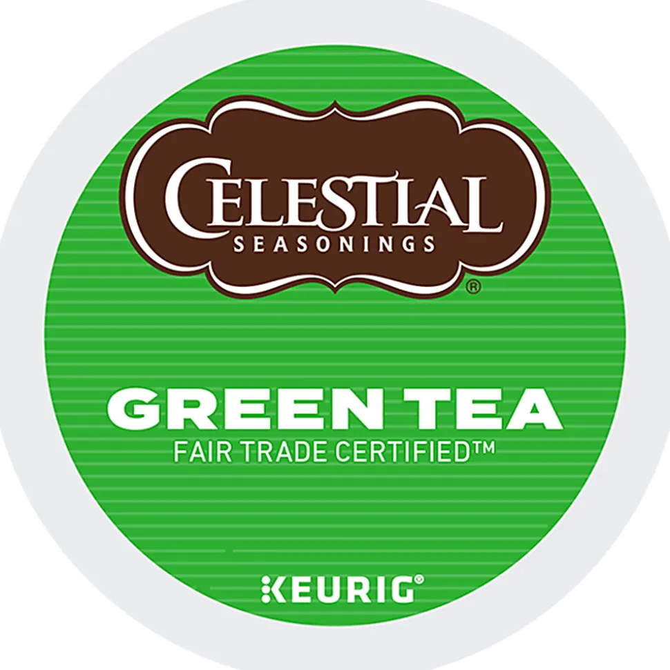 Celestial Seasonings® Natural Antioxidant Green Tea Single-Serve K-Cups®, 0.40 Oz, Box Of 96