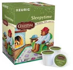 Celestial Seasonings® Single-Serve K-Cup® Pods, Sleepytime® Herbal Tea, Box Of 24
