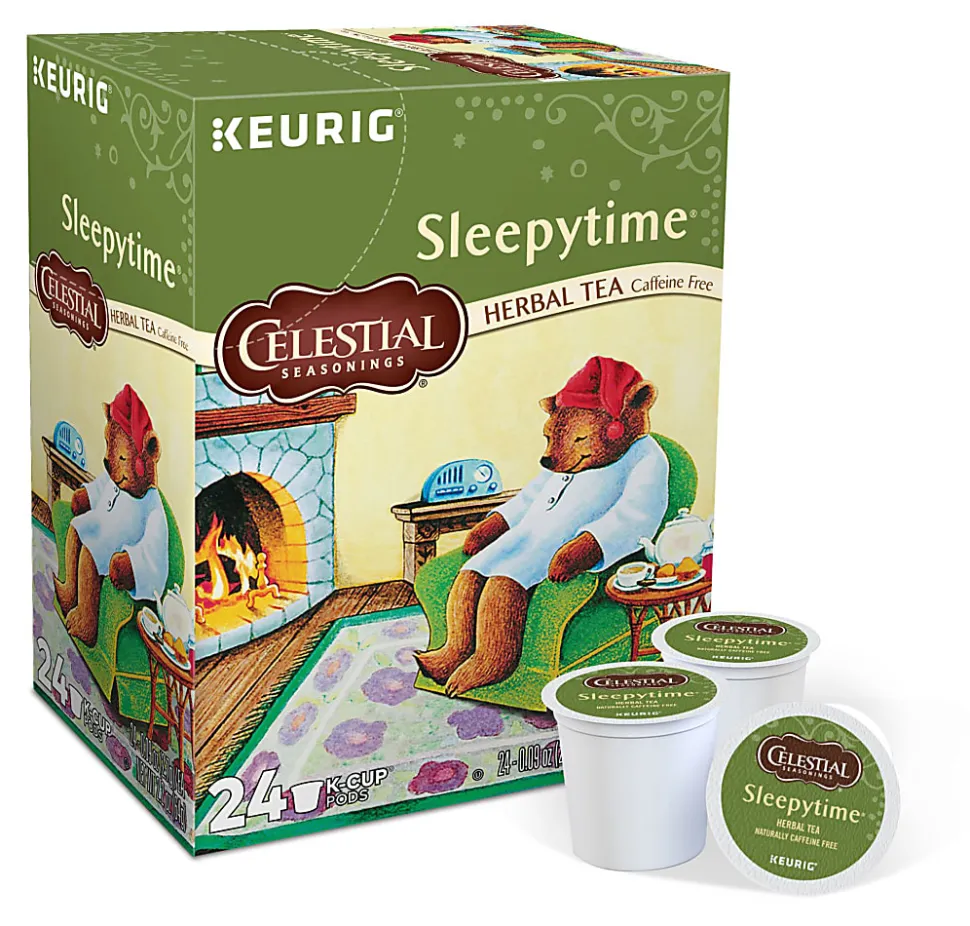 Celestial Seasonings® Single-Serve K-Cup® Pods, Sleepytime® Herbal Tea, Box Of 24