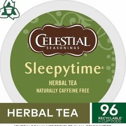 Celestial Seasonings® Single-Serve K-Cup® Pods, Sleepytime® Herbal Tea, Box Of 24
