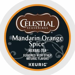Celestial SeasoningsĀ® Single-Serve K-CupĀ® Pods, Mandarin Orange Tea, Box Of 24