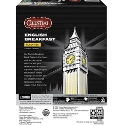 Celestial Seasonings® Single-Serve K-Cup® Pods, English Breakfast Tea, Box Of 24
