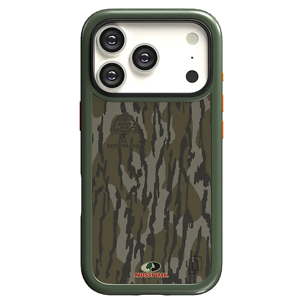 cellhelmet® Fortitude® Series MagSafe®-Compatible Case for iPhone® 17 Pro, Mossy Oak Bottomland, CF-122-MO