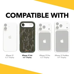 cellhelmet® Fortitude® Series MagSafe®-Compatible Case for iPhone® 17 Air, Mossy Oak Bottomland, CF-124-MO