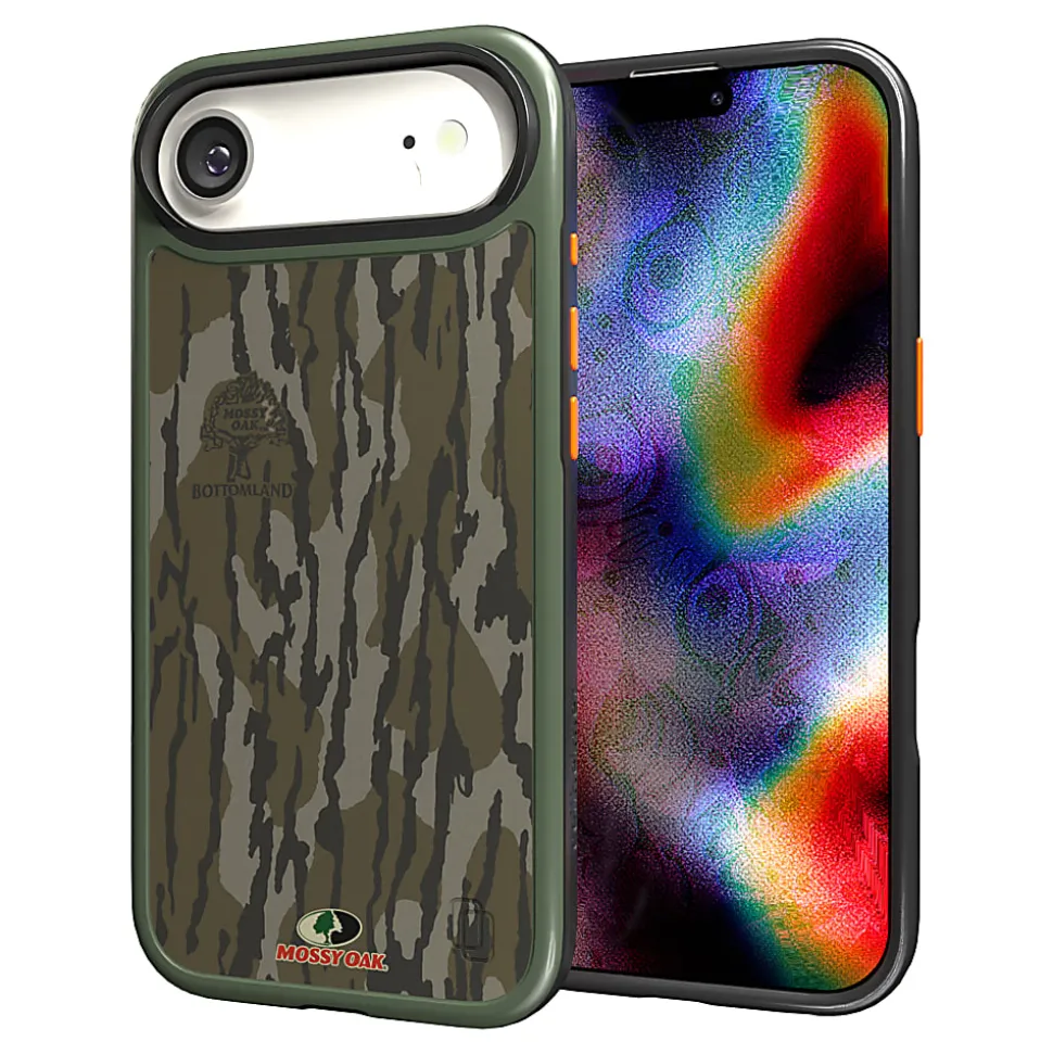 cellhelmet® Fortitude® Series MagSafe®-Compatible Case for iPhone® 17 Air, Mossy Oak Bottomland, CF-124-MO