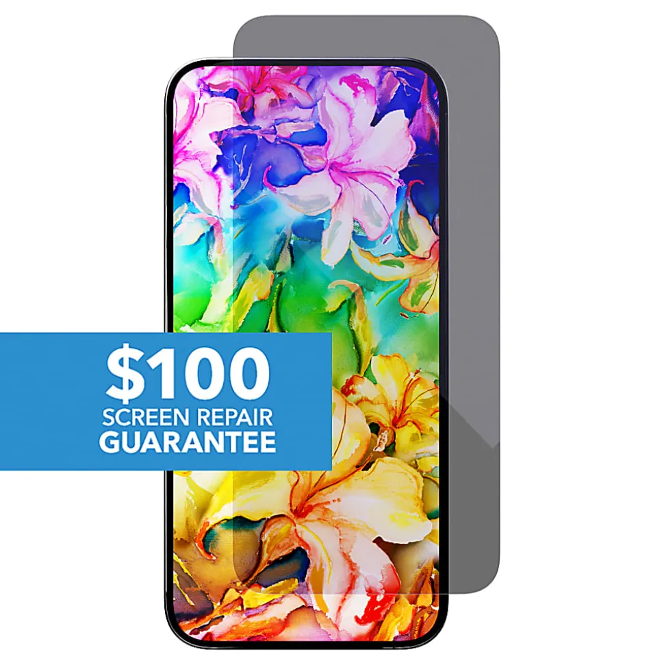 cellhelmet® Tempered Glass Screen Protector with Alignment Tray and $100 Coverage for iPhone® 17 Air, ST-124-C100