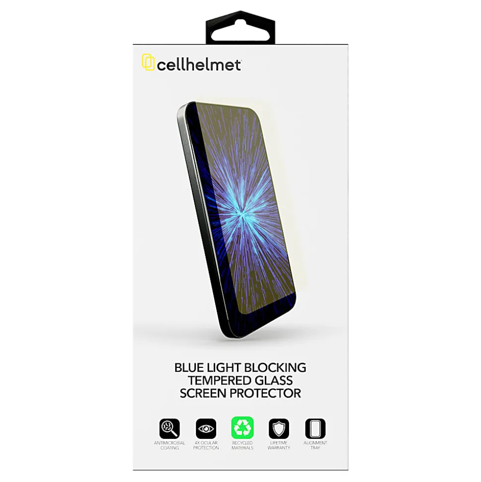 cellhelmet® Tempered Glass Screen Protector with Alignment Tray for iPhone® 17/16 Pro, ST-106-C000