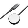 cellhelmet® USB-C® MFi Certified Wireless Charger for Apple Watch®, 3-ft., Gray, PW-231