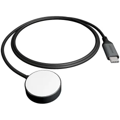 cellhelmet® USB-C® MFi Certified Wireless Charger for Apple Watch®, 3-ft., Gray, PW-231