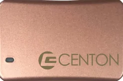 Centon Dash Series External USB-C Solid State Drive, 500GB, Rose Gold