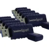 Centon DataStick Pro USB 3.0 Flash Drives, 8GB, Sport Blue, Pack Of 10 Flash Drives, S1-U3W2-8G-10B