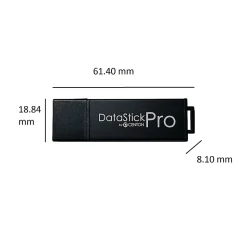 Centon DataStick Pro USB 2.0 Flash Drives, 32GB, Gray, Pack Of 10 Flash Drives