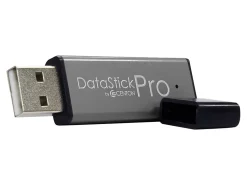 Centon DataStick Pro USB Flash Drives, USB 2.0, 64GB, Gray, Pack Of 5, S1-U2P5-64-5B