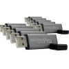 Centon DataStick Pro USB 2.0 Flash Drives, 16GB, Gray, Pack Of 10 Flash Drives