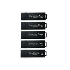 Centon DataStick Pro USB Flash Drives, USB 3.0, 32GB, Black, Pack Of 5, S1-U3P6-32G-5B
