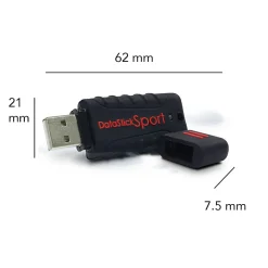 Centon DataStick Pro USB 2.0 Flash Drives, 2GB, Sport Black, Pack Of 10 Flash Drives, DSW2GB10PK