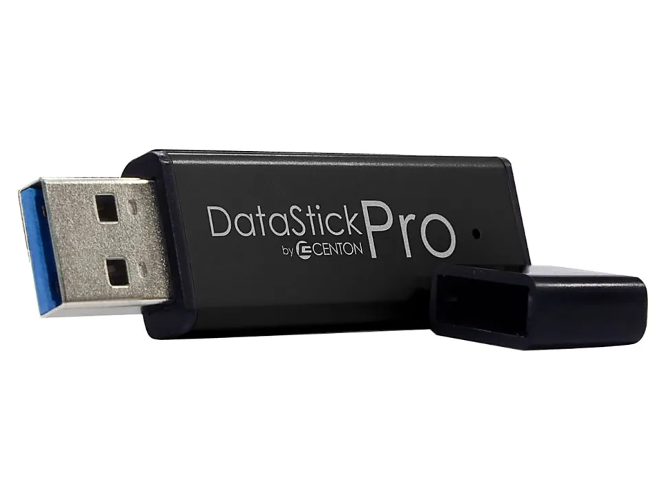 Centon DataStick Pro USB Flash Drives, USB 3.0, 16GB, Black, Pack Of 5, S1-U3P6-16G-5B