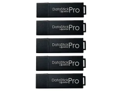 Centon DataStick Pro USB Flash Drives, USB 3.0, 16GB, Black, Pack Of 5, S1-U3P6-16G-5B