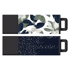 Centon DataStick Pro2 USB 2.0 Flash Drives, Assorted Colors, Pack Of 2 Flash Drives, C1-IPU2T32G2-5