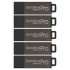 Centon DataStick Pro USB Flash Drives, USB 2.0, 16GB, Gray, Pack Of 5